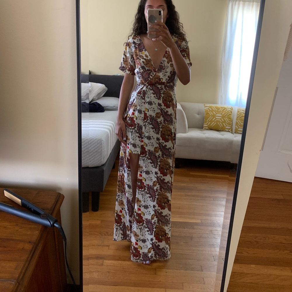 Patterned Maxi Dress